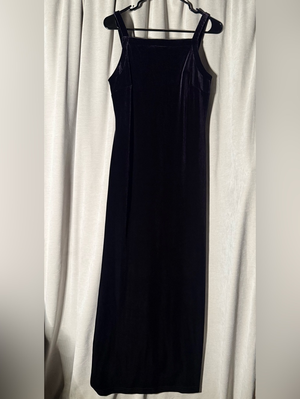 Classic dark wine Velvet Maxi Dress size 10